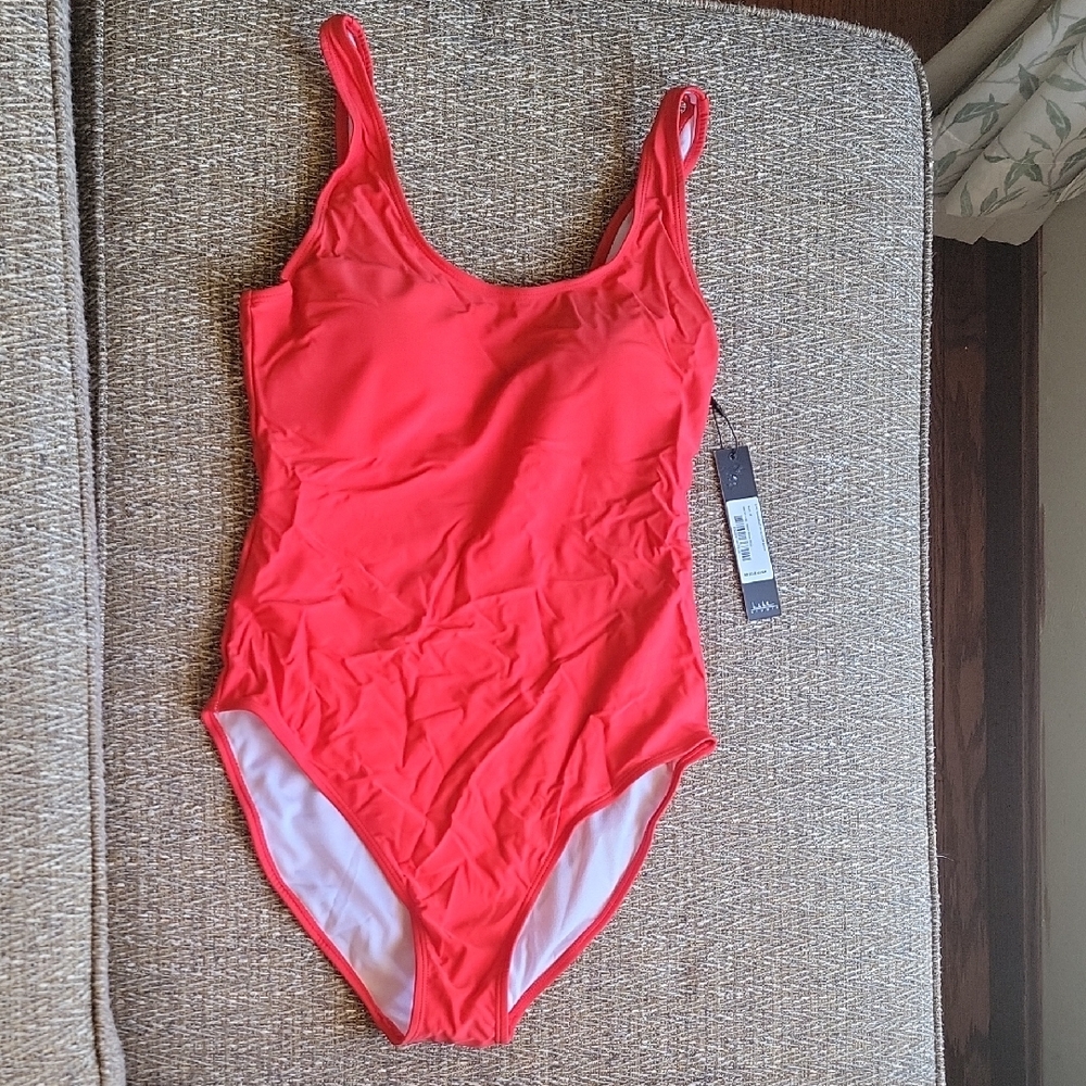 Women's One Piece Swimsuit in Bright Red